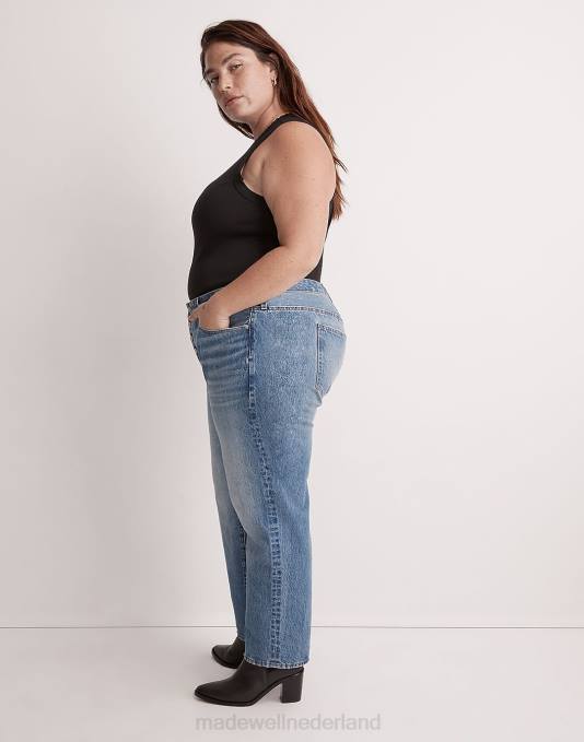 kleding becker wassen ZVH62546 Madewell de plus perfecte vintage straight jeans: editie met knoopsluiting vrouwen