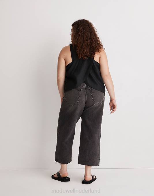 kleding benley wassen ZVH62462 Madewell de perfecte vintage crop-jeans met wijde pijpen vrouwen