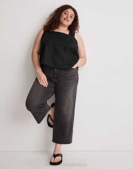 kleding benley wassen ZVH62462 Madewell de perfecte vintage crop-jeans met wijde pijpen vrouwen