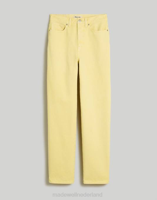 kleding bleke narcis ZVH61077 Madewell wijde rechte jeans: kledinggeverfde editie vrouwen