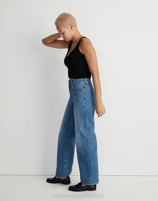 kleding cresslow-was ZVH62455 Madewell de ronde, perfecte vintage crop-jeans met wijde pijpen vrouwen