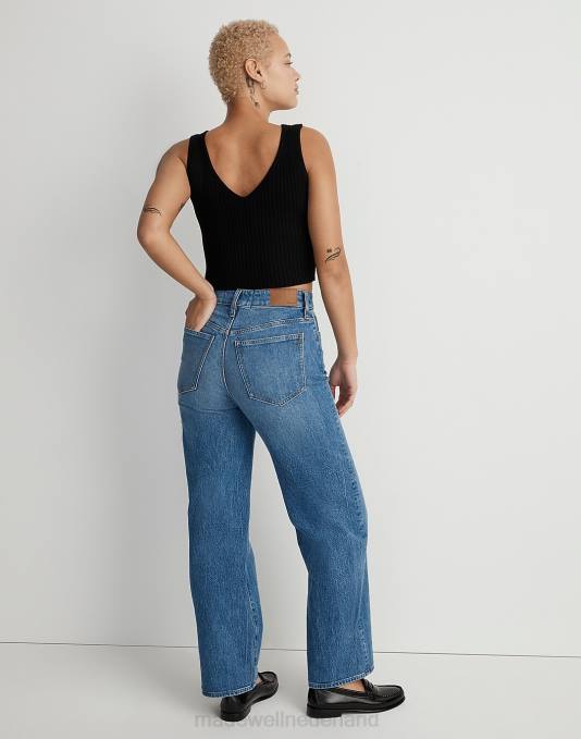 kleding cresslow-was ZVH62455 Madewell de ronde, perfecte vintage crop-jeans met wijde pijpen vrouwen