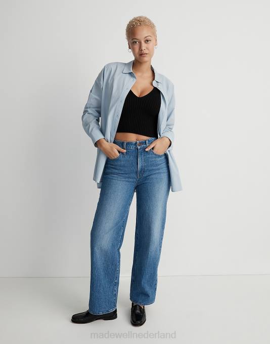 kleding cresslow-was ZVH62455 Madewell de ronde, perfecte vintage crop-jeans met wijde pijpen vrouwen