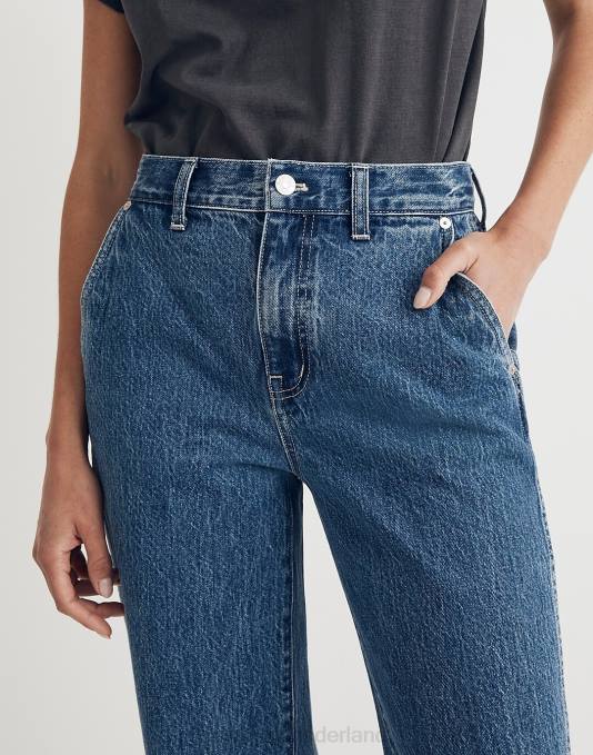 kleding ensenada wassen ZVH62548 Madewell wijde, rechte jeans vrouwen