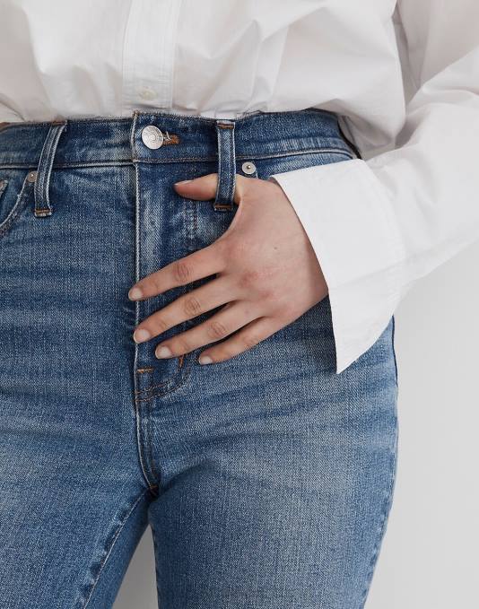 kleding fairson wassing ZVH62520 Madewell skinny flare-jeans vrouwen