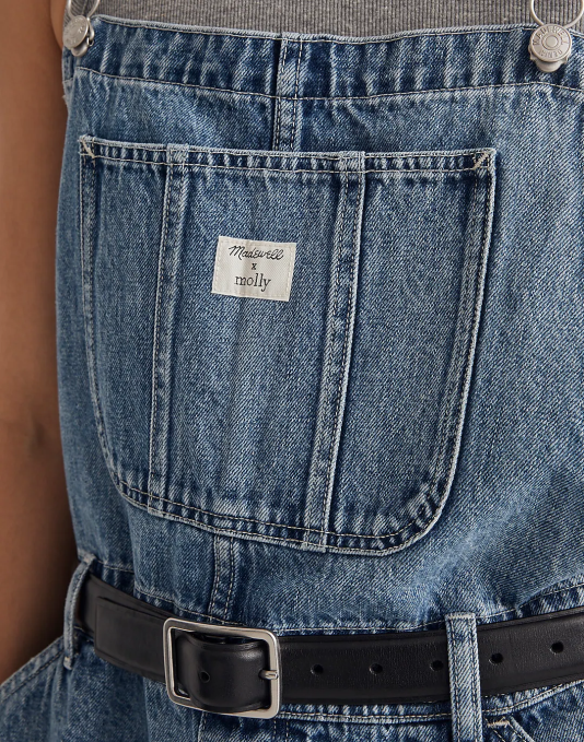 kleding haley wassen ZVH61108 Madewell Molly Dickson oversized overall vrouwen