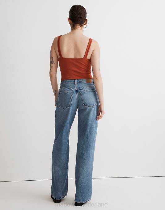 kleding hoofdbeeld wassen ZVH62497 Madewell jeans met lage taille en superwijde pijpen vrouwen