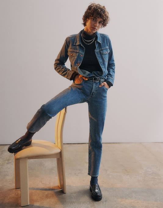 kleding kennis wassen ZVH62585 Madewell de middelhoge perfecte vintage jeans vrouwen