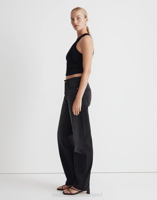 kleding kent was ZVH62490 Madewell laaghangende rechte jeans vrouwen