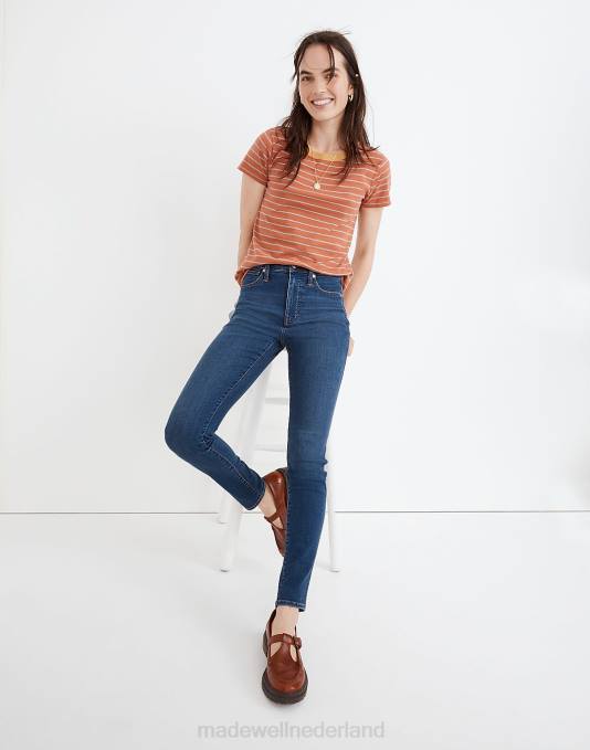 kleding kroon wassen ZVH62559 Madewell 10'' skinny jeans met hoge taille vrouwen
