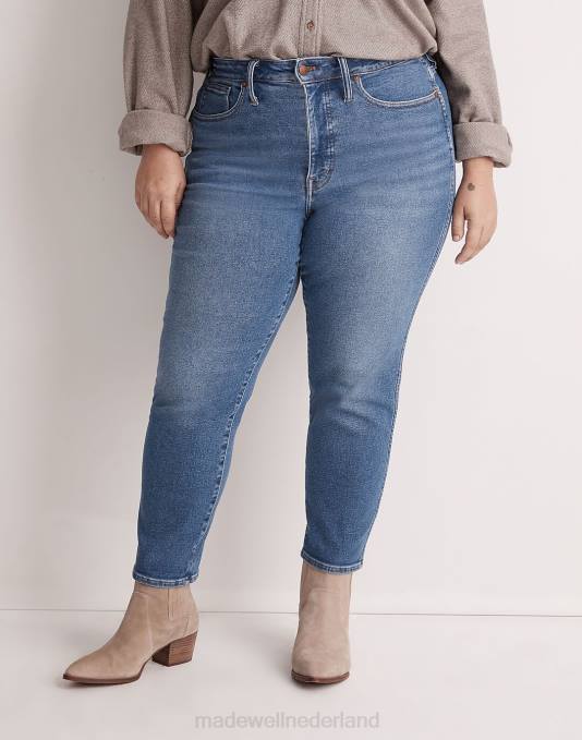 kleding leizijde wassen ZVH62544 Madewell plus ronde stoofpijpjeans vrouwen
