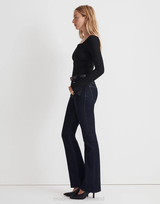 kleding spoelen wassen ZVH61055 Madewell skinny flare-jeans vrouwen