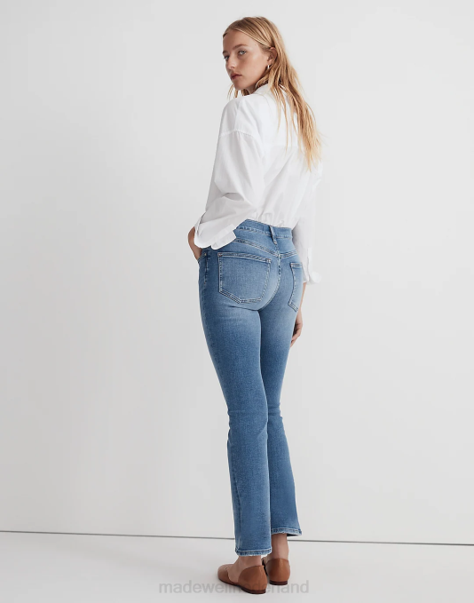 kleding wiskunde wassen ZVH62476 Madewell kick-out crop jeans vrouwen