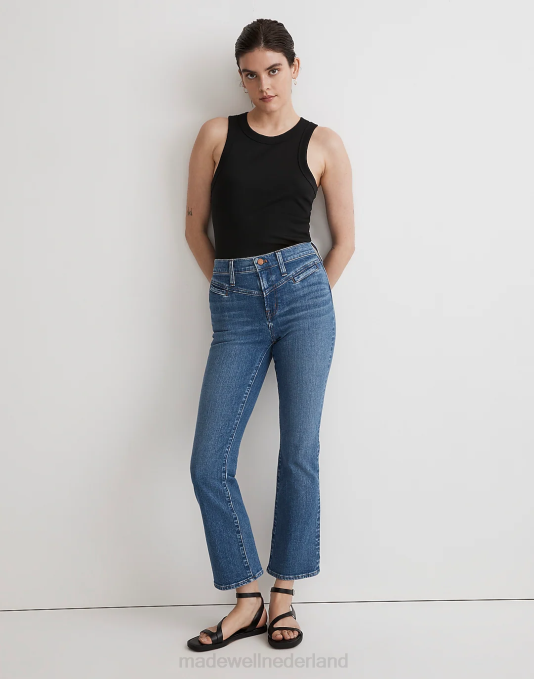 kleding zeg maar wassen ZVH62508 Madewell kick-out crop jeans vrouwen