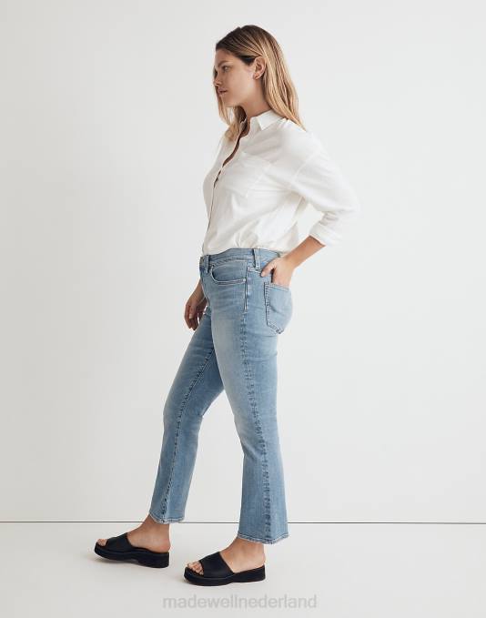 kleding zorg wassen ZVH61107 Madewell kick-out crop jeans vrouwen