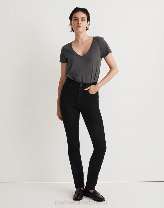 kleding zwarte spoelwas ZVH61126 Madewell Stoofpijpjeans vrouwen