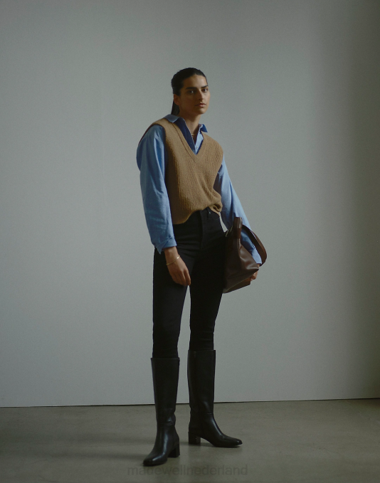 kleding zwarte spoelwas ZVH61126 Madewell Stoofpijpjeans vrouwen