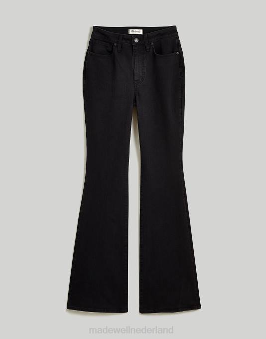 kleding zwarte vorst ZVH62786 Madewell plus curvy skinny flare jeans vrouwen