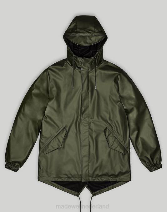 kleding groente ZVH62169 Madewell Rains TM fishtail-jack vrouwen