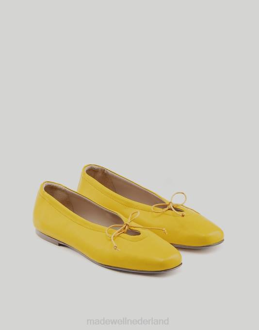 schoenen bleke gemzen ZVH61840 Madewell maguire prato zonnebloemballerina vrouwen