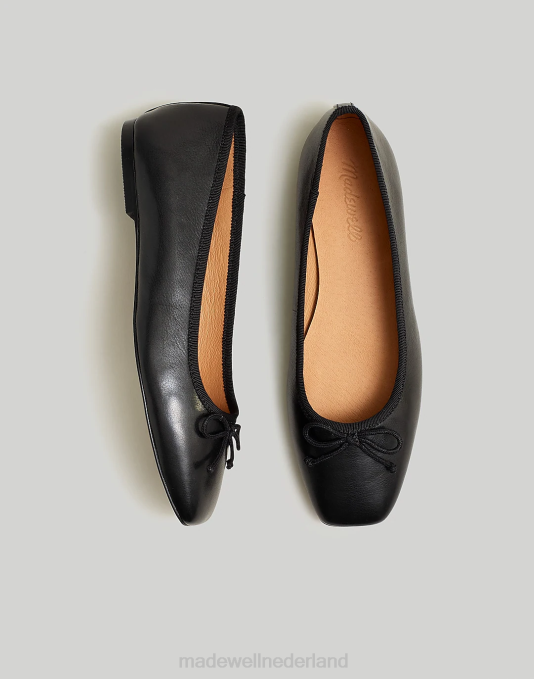 schoenen echt zwart ZVH62659 Madewell de anelise balletflat vrouwen