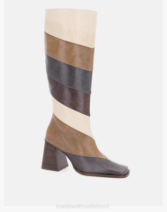 schoenen bruin ZVH61195 Madewell alohas noord patchwork vintage vrouwen