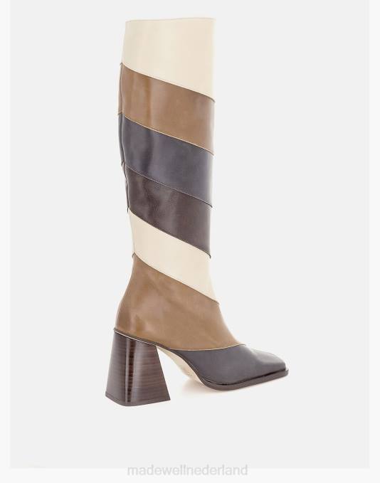 schoenen bruin ZVH61195 Madewell alohas noord patchwork vintage vrouwen