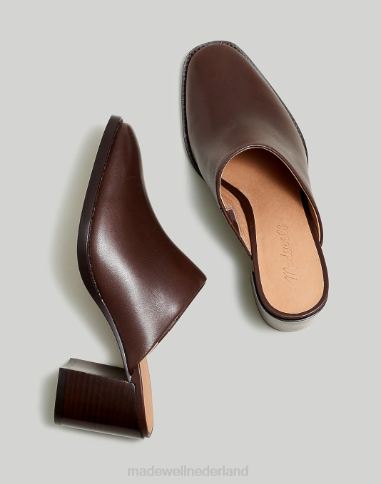 schoenen echt zwart ZVH62688 Madewell de macarro-muilezel vrouwen