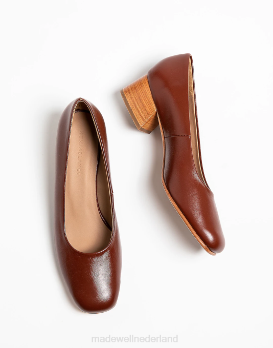 schoenen steenkool ZVH62704 Madewell huma blanco leren luisa pumps vrouwen