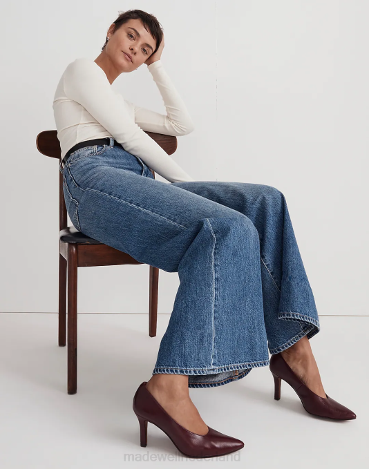 schoenen verroeste bordeaux ZVH62692 Madewell de Janet-pomp vrouwen