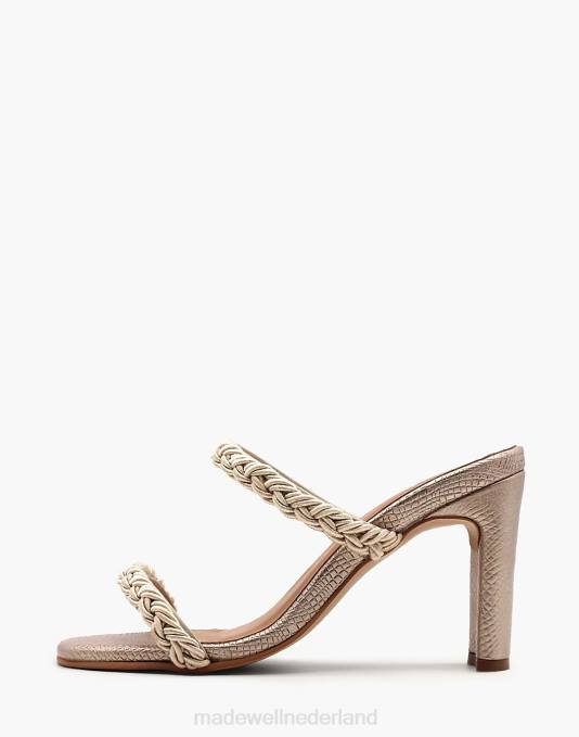 schoenen zwart ZVH61708 Madewell kaanas ariana gevlochten hak vrouwen