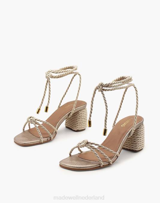 schoenen zwart ZVH61710 Madewell kaanas selena geknoopte hak vrouwen