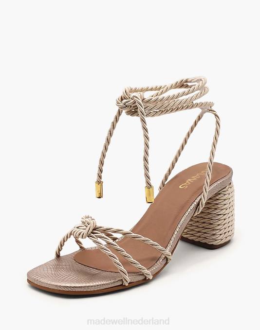 schoenen zwart ZVH61710 Madewell kaanas selena geknoopte hak vrouwen