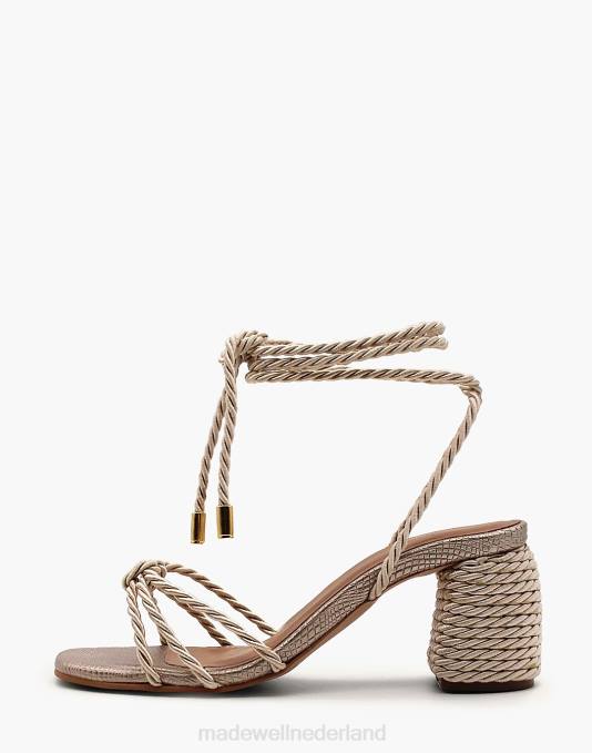 schoenen zwart ZVH61710 Madewell kaanas selena geknoopte hak vrouwen