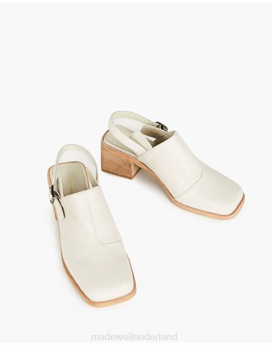 schoenen zwart ZVH62684 Madewell opzettelijk blanco lederen marty 2 hakken vrouwen