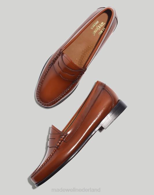 schoenen cognac ZVH61421 Madewell g.h.bass whitney weejuns penny loafers vrouwen