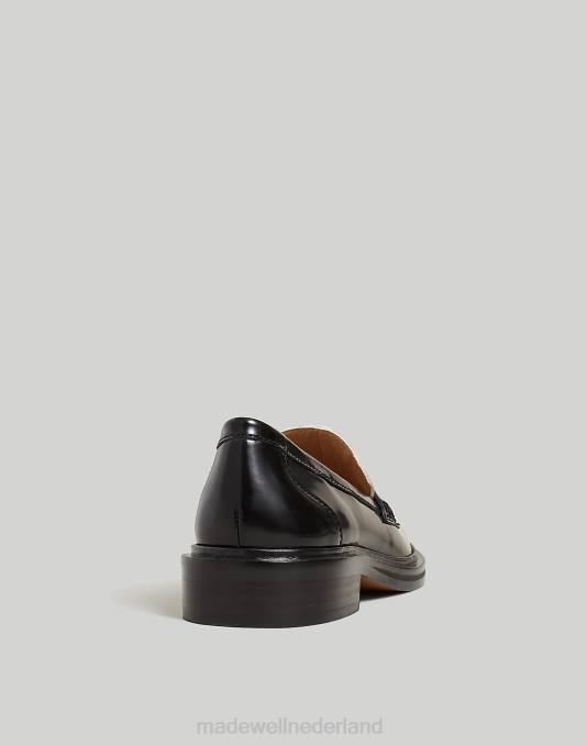 schoenen echt zwart ZVH62663 Madewell de vernon-loafer vrouwen
