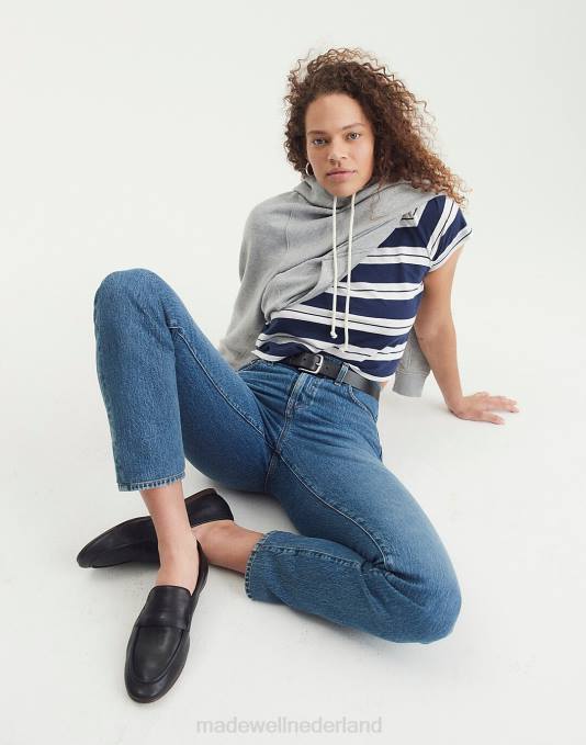 schoenen echt zwart ZVH62674 Madewell de kanten loafer vrouwen