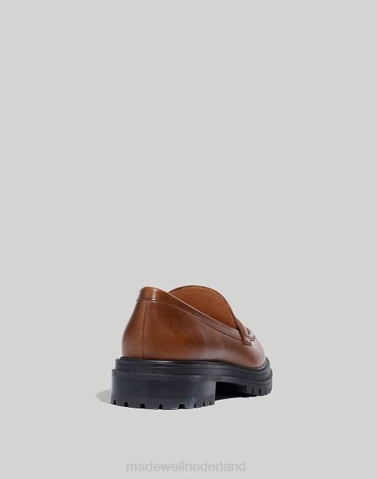 schoenen stal ZVH62669 Madewell de bradley loafer met lugsole van leer vrouwen