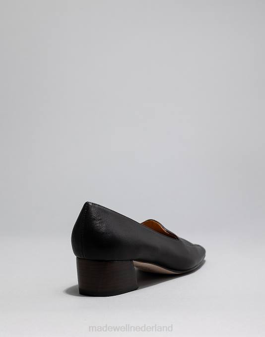 schoenen steenkool ZVH61577 Madewell huma blanco charlie loafers met hak vrouwen