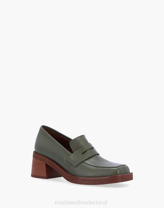 schoenen zwart ZVH61186 Madewell Alohas roxanne leren loafers vrouwen