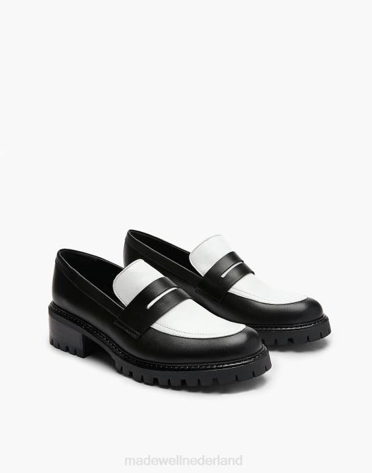 schoenen zwart ZVH61836 Madewell maguire leren sintra loafers vrouwen