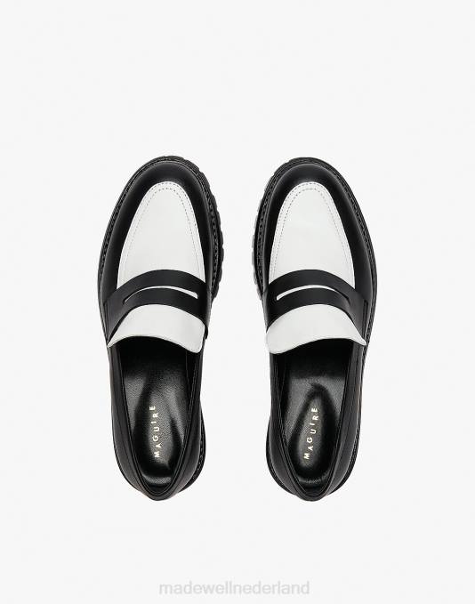 schoenen zwart ZVH61836 Madewell maguire leren sintra loafers vrouwen