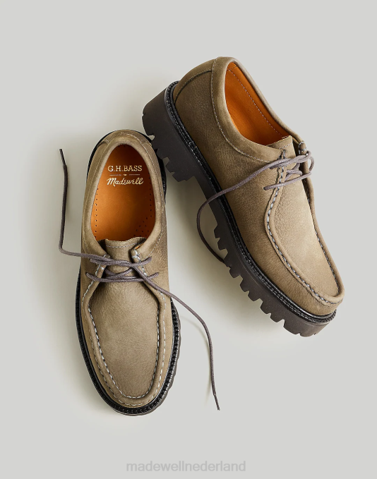 schoenen houtskool ZVH61429 Madewell g.h.bass wallace suède moc vrouwen