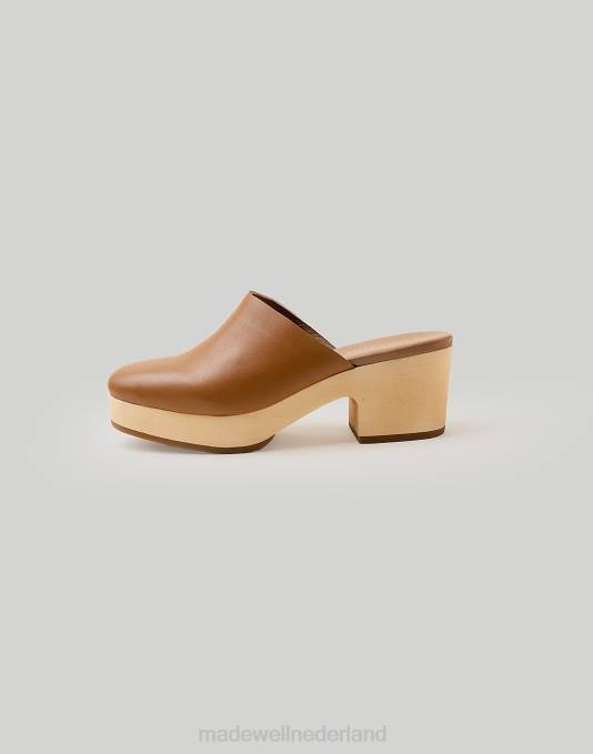 schoenen kameel ZVH61518 Madewell mevrouw schoenen leren gloria klompen vrouwen