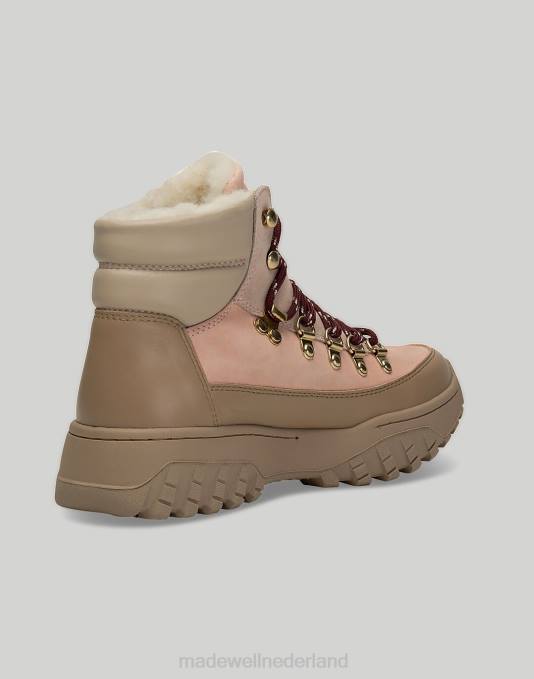 schoenen ballerina ZVH62409 Madewell houten iris track leer suède vrouwen