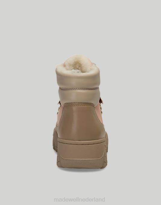 schoenen ballerina ZVH62409 Madewell houten iris track leer suède vrouwen