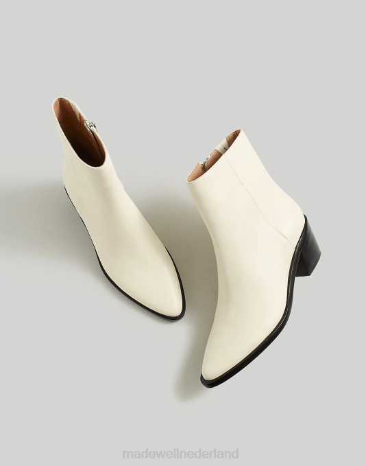 schoenen bleek perkament ZVH62594 Madewell de darcy enkellaars vrouwen