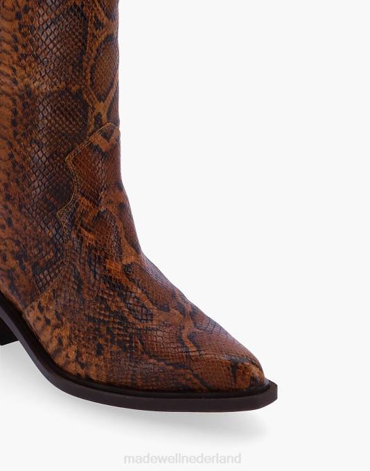 schoenen bruin ZVH61203 Madewell alohas mount indo cowboylaarzen vrouwen