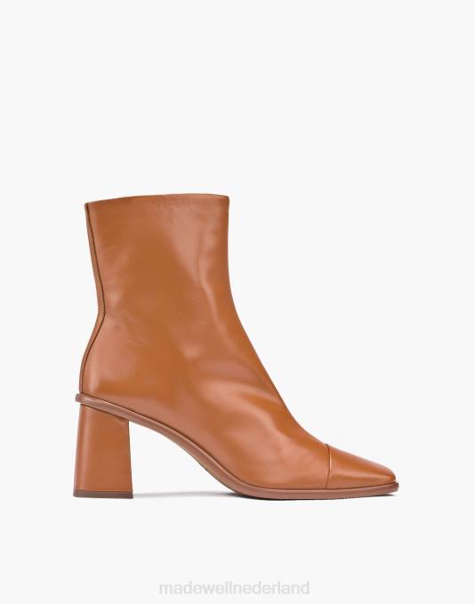schoenen bruinen ZVH61835 Madewell maguire leren avila enkellaarzen vrouwen